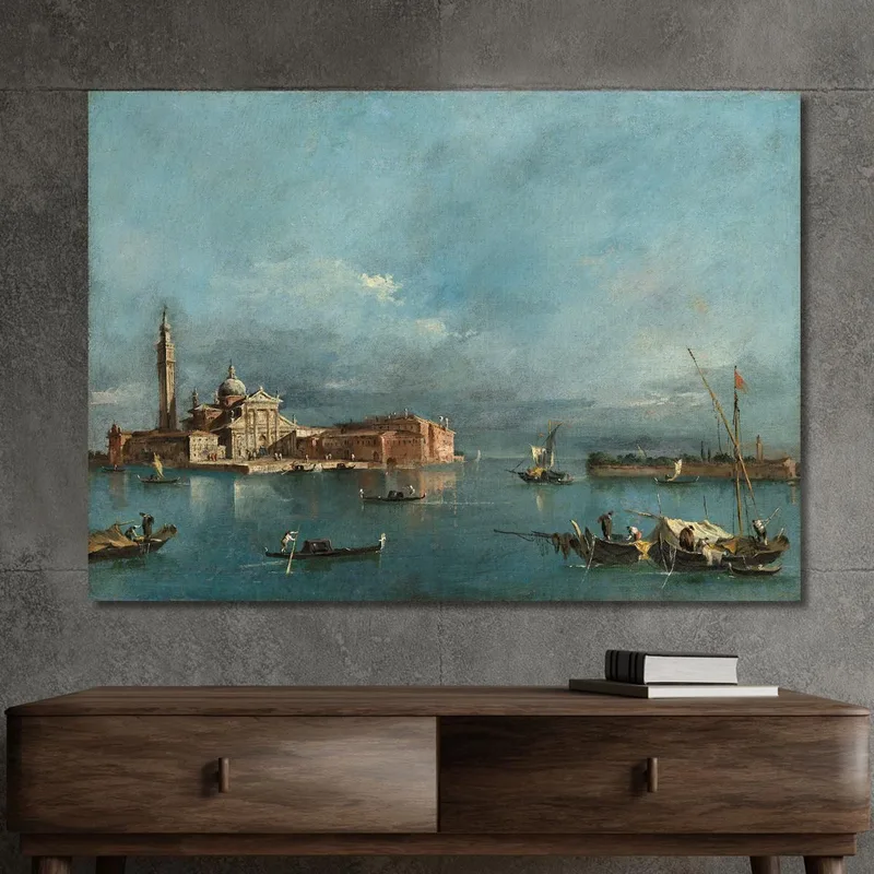 San Giorgio Maggiore Con La Punta Della Giudecca Francesco Guardi