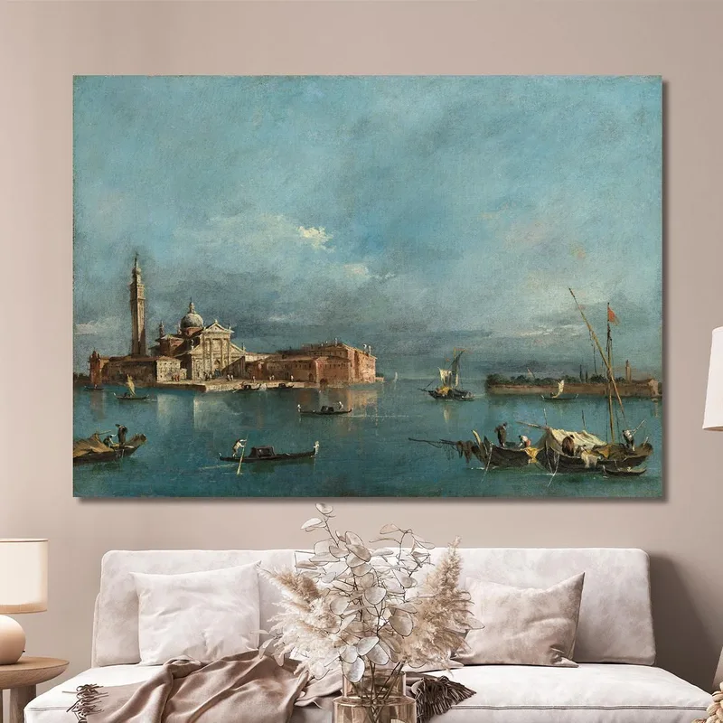 San Giorgio Maggiore Con La Punta Della Giudecca Francesco Guardi
