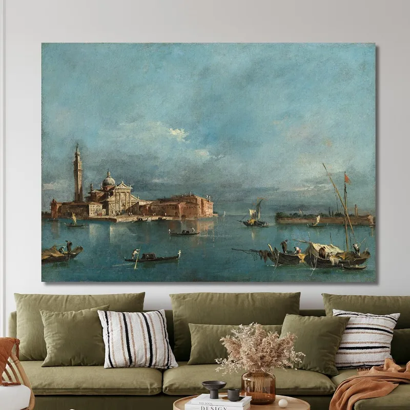 San Giorgio Maggiore Con La Punta Della Giudecca Francesco Guardi