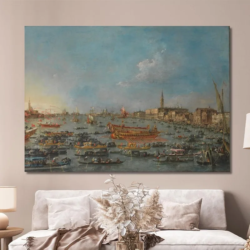 The Bucintoro Festival Of Venice Francesco Guardi
