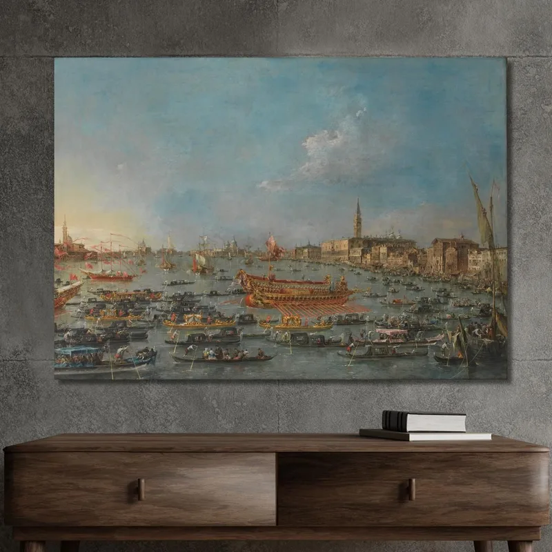 The Bucintoro Festival Of Venice Francesco Guardi