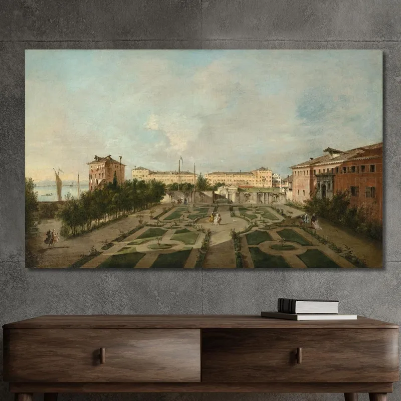 Il Giardino Di Palazzo Contarini Dal Zaffo Francesco Guardi