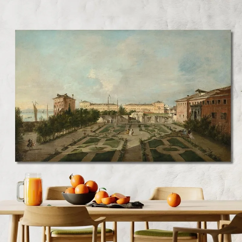 Il Giardino Di Palazzo Contarini Dal Zaffo Francesco Guardi