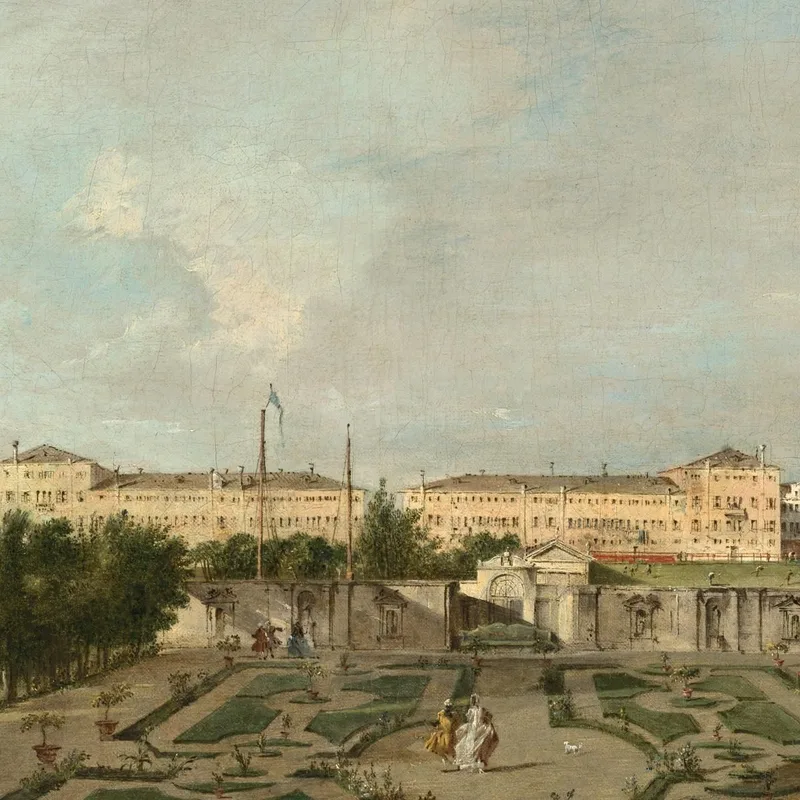 Il Giardino Di Palazzo Contarini Dal Zaffo Francesco Guardi