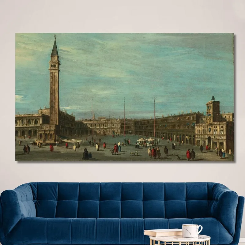 La Plaza De San Marcos Venecia Vista Hacia El Oeste Francesco Guardi