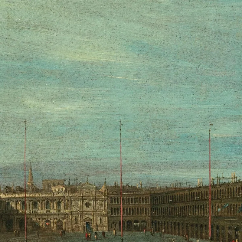 La Plaza De San Marcos Venecia Vista Hacia El Oeste Francesco Guardi