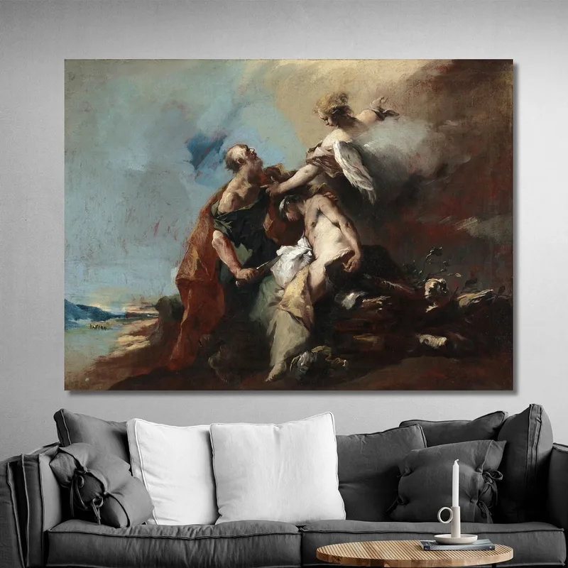 El Sacrificio De Isaac Francesco Guardi