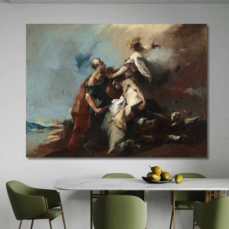 El Sacrificio De Isaac Francesco Guardi