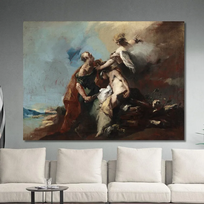 El Sacrificio De Isaac Francesco Guardi