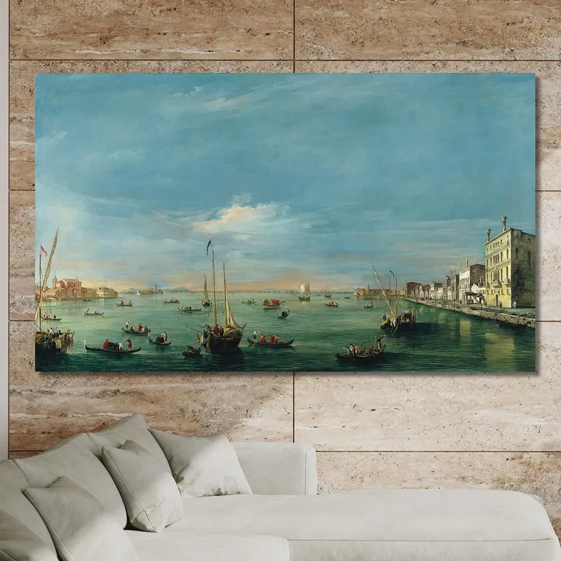 View Of The Giudecca Canal And The Zattere Francesco Guardi