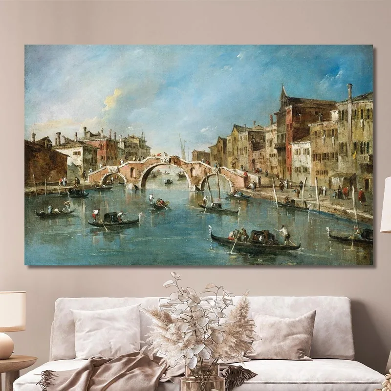 Veduta Del Canale Di Cannaregio, Venezia Francesco Guardi