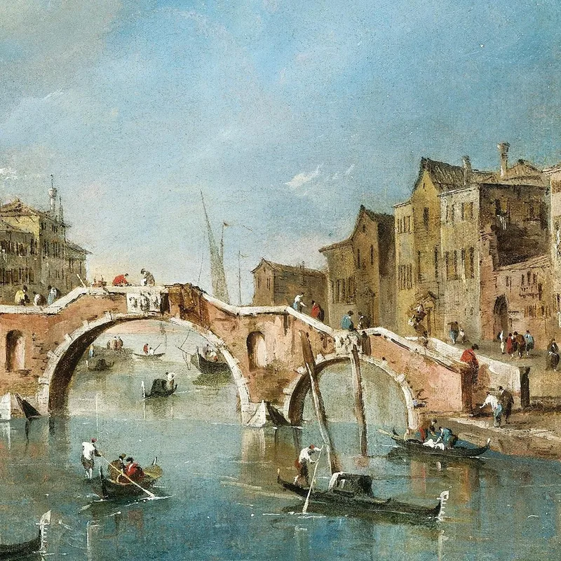 Veduta Del Canale Di Cannaregio, Venezia Francesco Guardi