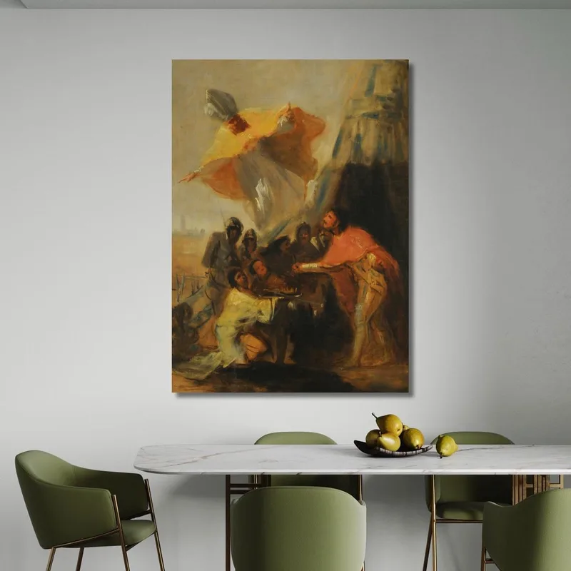 Apparition De Saint Isidore Au Roi Ferdinand Le Saint Devant Les Murs De Séville 2 Francisco de Goya