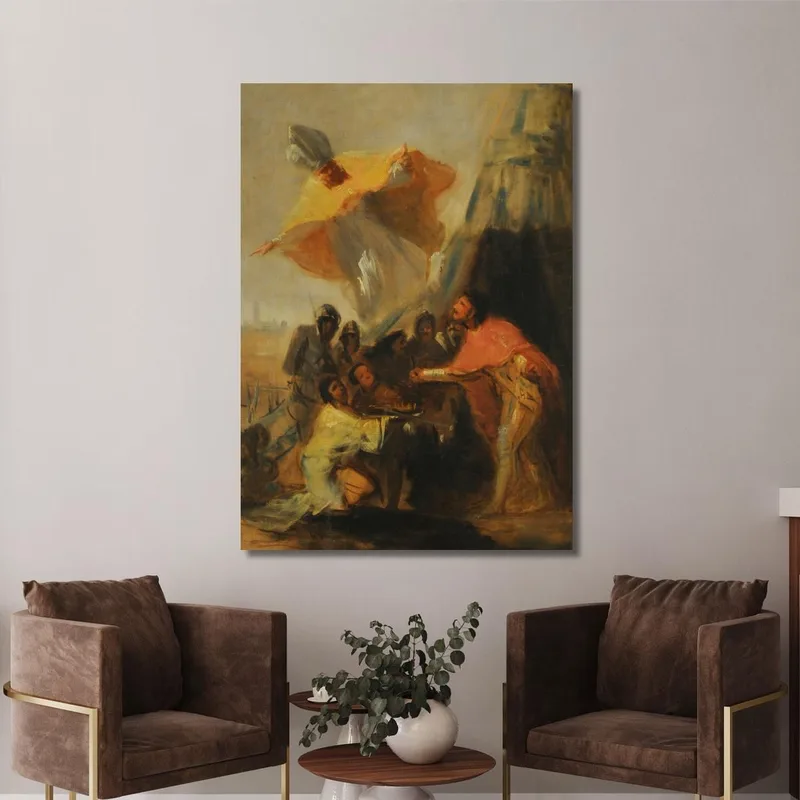Apparition De Saint Isidore Au Roi Ferdinand Le Saint Devant Les Murs De Séville 2 Francisco de Goya