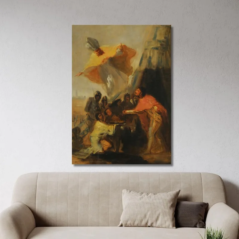 Apparition De Saint Isidore Au Roi Ferdinand Le Saint Devant Les Murs De Séville 2 Francisco de Goya
