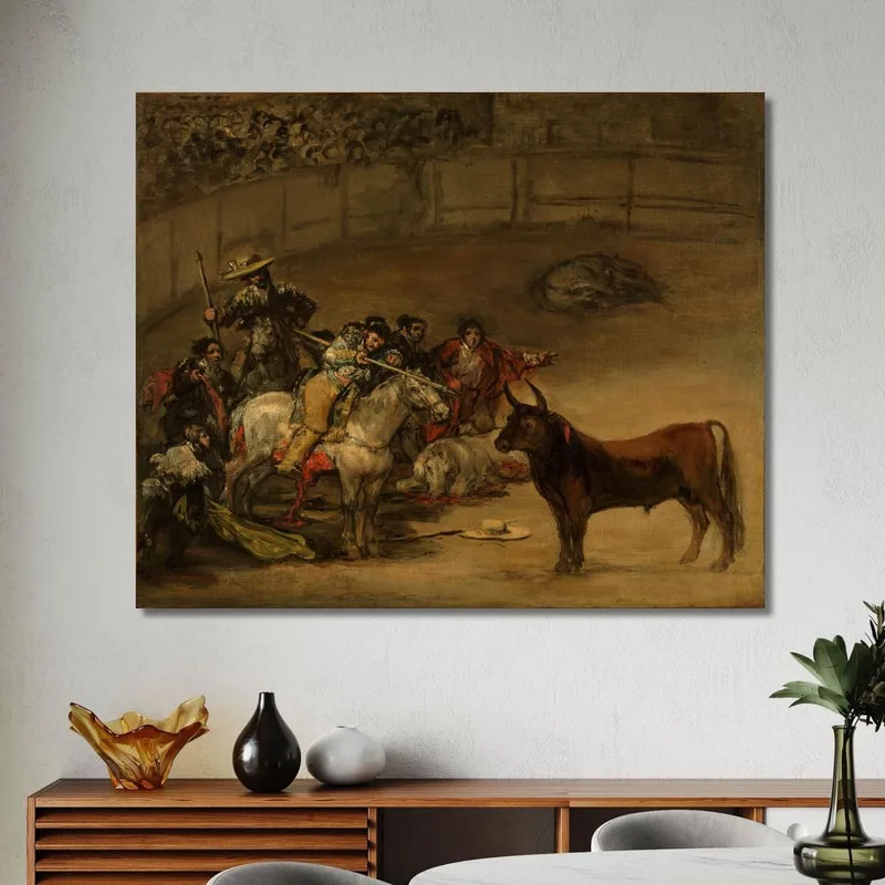 La Fortuna Di Rods Corrida Francisco de Goya quadro stampa su tela