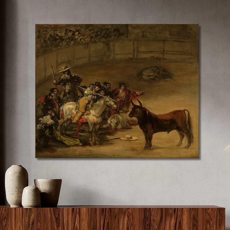 La Fortuna Di Rods Corrida Francisco de Goya quadro stampa su tela