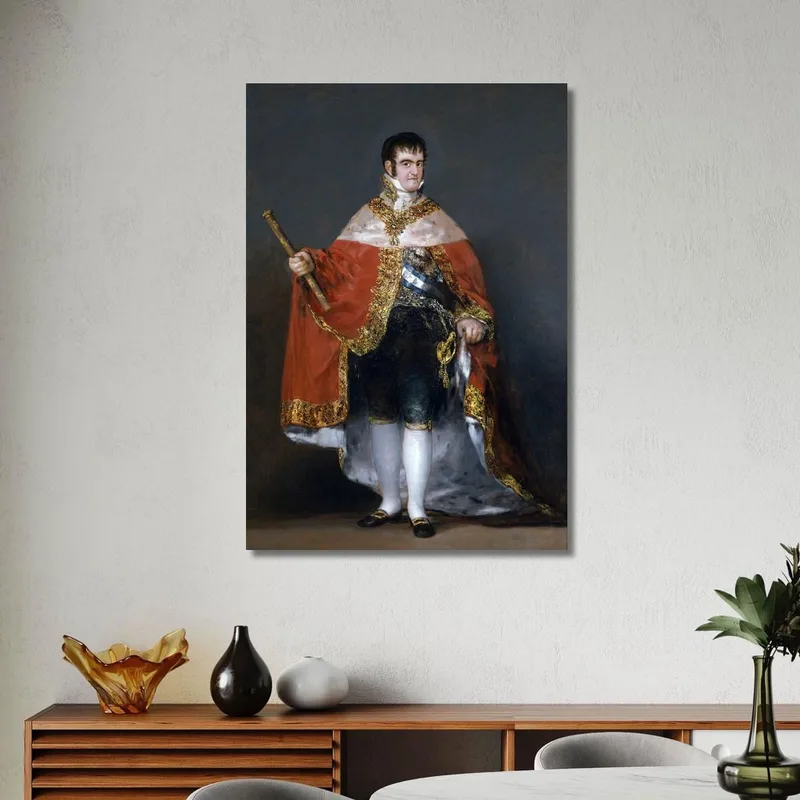 Portrait De Ferdinand Vii D'Espagne En Habit D'Apparat Francisco de Goya