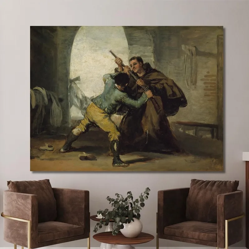 Frate Pedro Strappa La Pistola A El Maragato Francisco de Goya