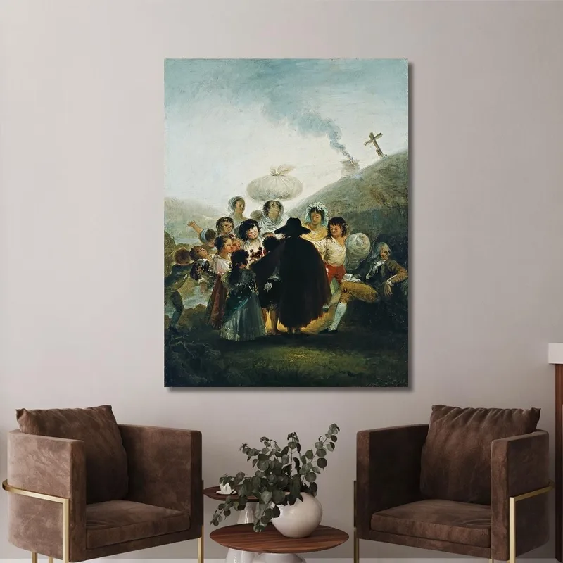 Il Mercante Di Burattini Francisco de Goya