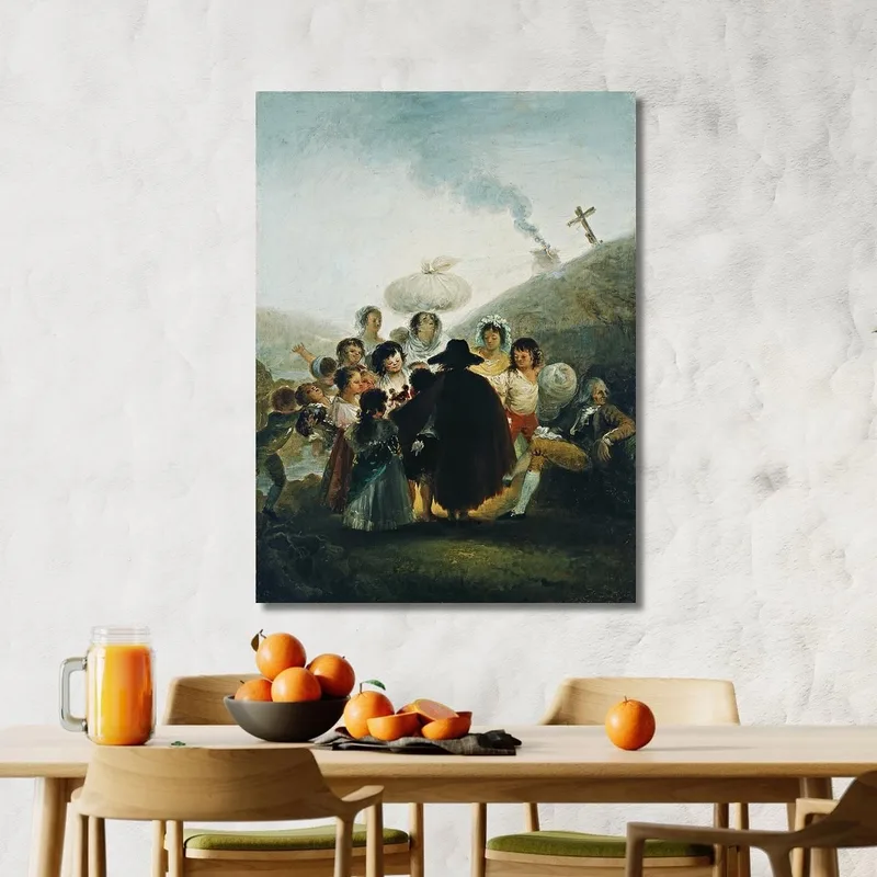 Il Mercante Di Burattini Francisco de Goya