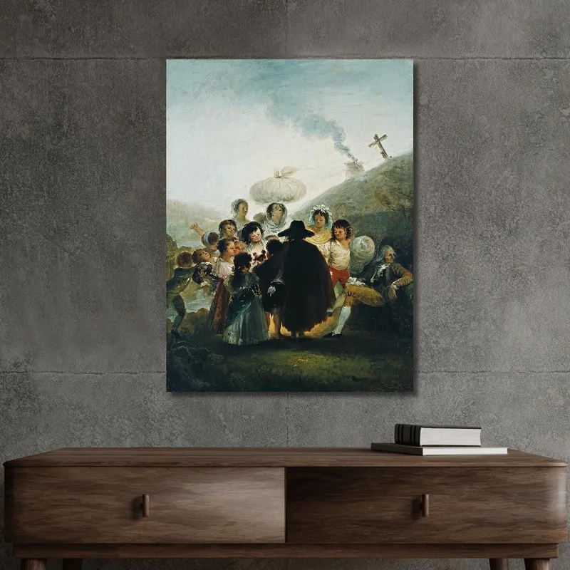 Il Mercante Di Burattini Francisco de Goya