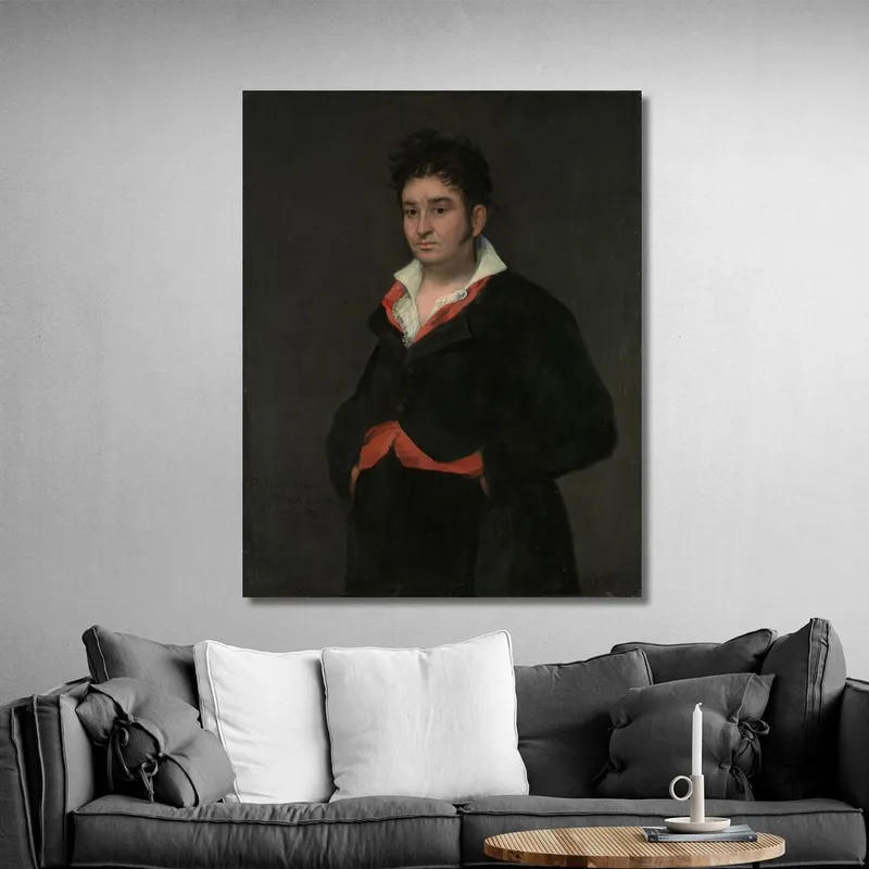 Ritratto Di Don Ramón Satué Francisco de Goya quadro stampa su tela