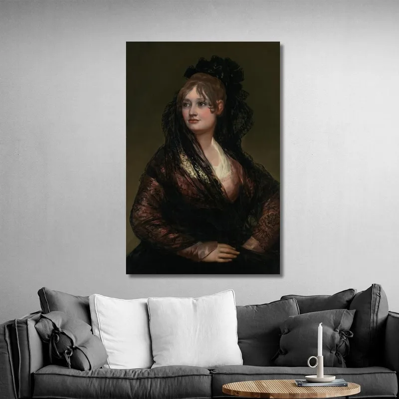 Ritratto Di Dona Isabel De Porcel Francisco de Goya quadro stampa su tela