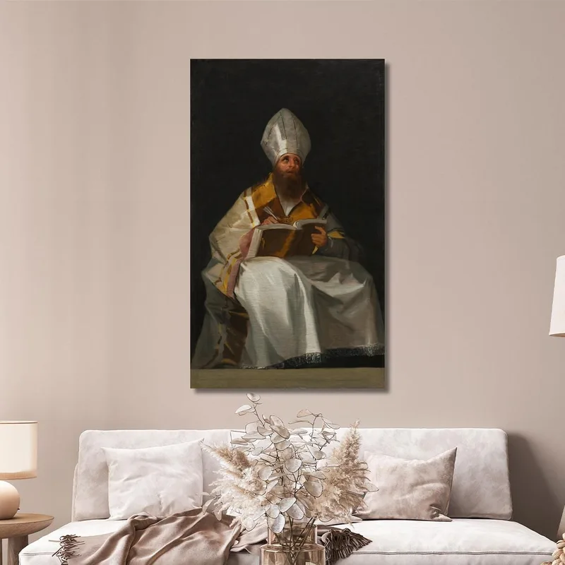 Sant'Ambrogio Francisco de Goya quadro stampa su tela