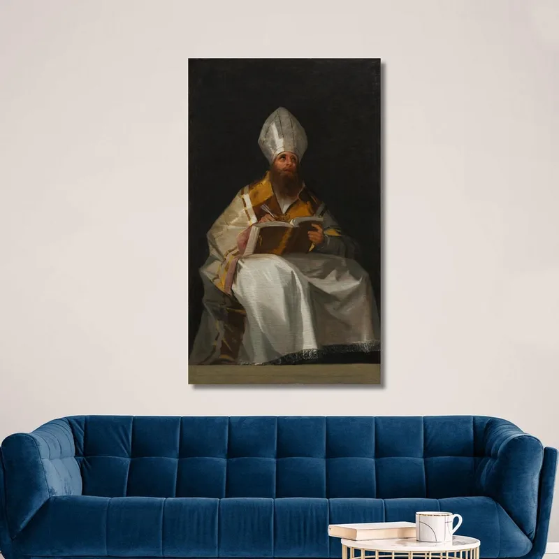 Sant'Ambrogio Francisco de Goya quadro stampa su tela
