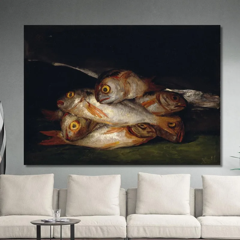 Naturaleza Muerta Con Dorada Francisco de Goya