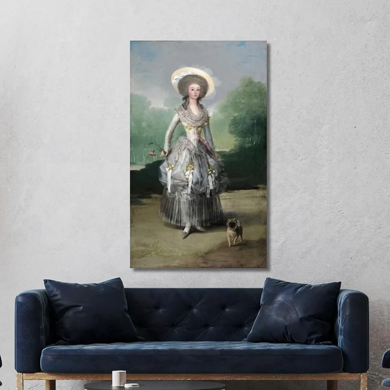 La Marchesa Di Pontejos Francisco de Goya quadro stampa su tela