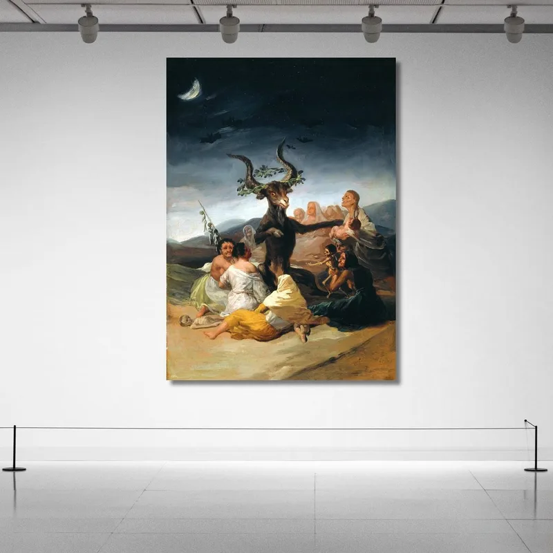 Il Sabato Delle Streghe Francisco de Goya quadro stampa su tela