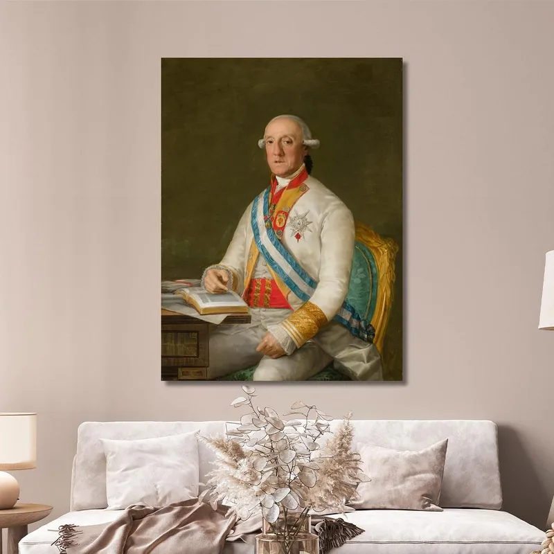Vicente Maria De Vera D'Aragona Duca Di La Roca Francisco de Goya quadro stampa su tela