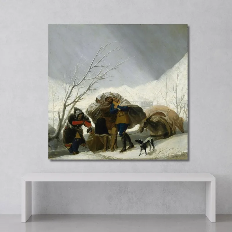 Winterszene Francisco de Goya