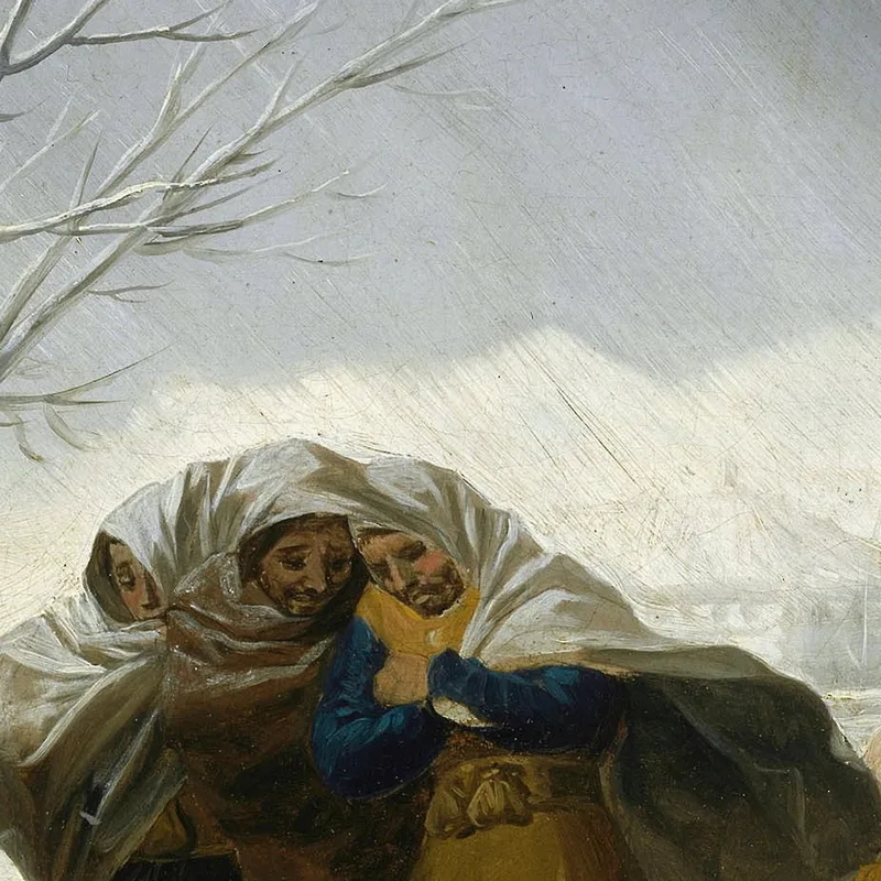 Winterszene Francisco de Goya