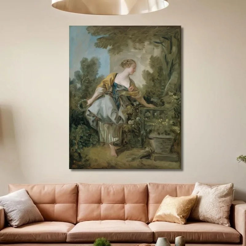 Una Giovane Ragazza In Un Parco François Boucher