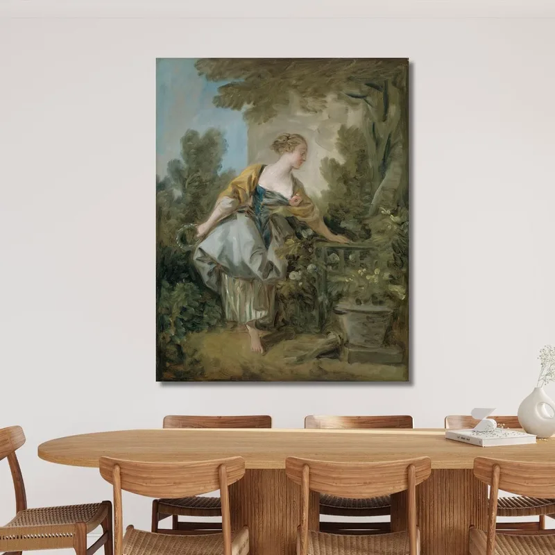 Una Giovane Ragazza In Un Parco François Boucher