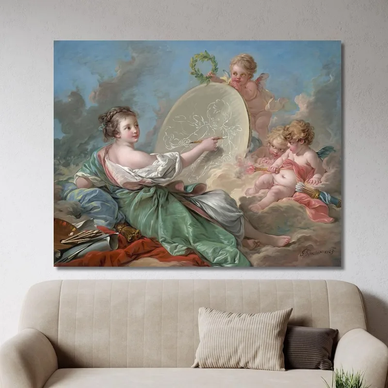 Allegorie Der Malerei François Boucher