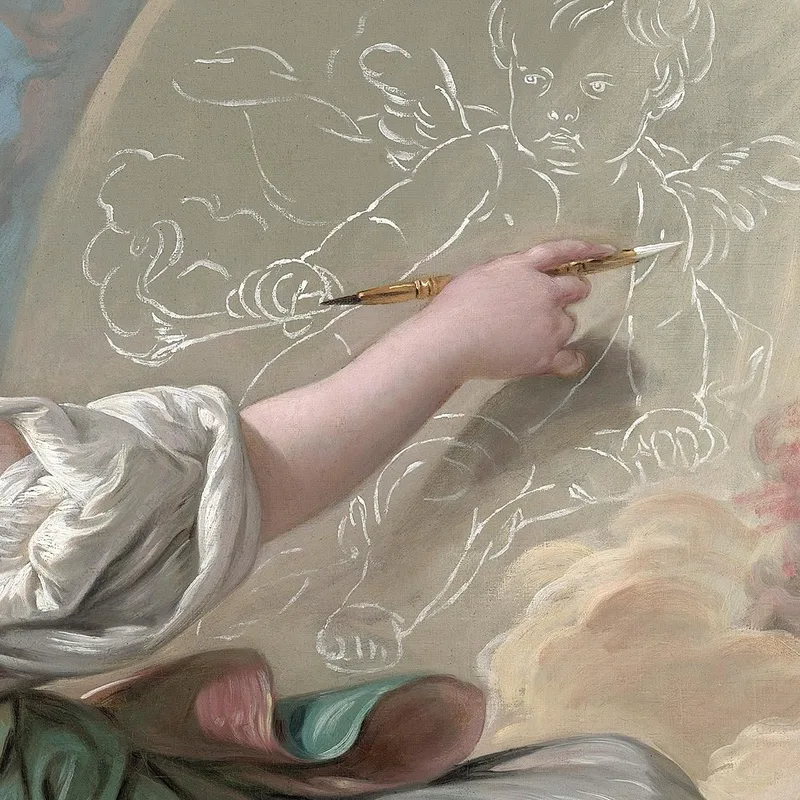 Allegorie Der Malerei François Boucher