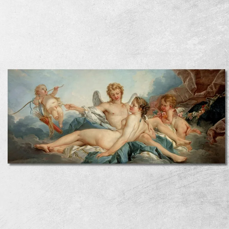 Amor Verletzt Psyche François Boucher drucken auf leinwand