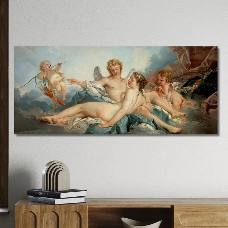 Cupid Wounding Psyche François Boucher