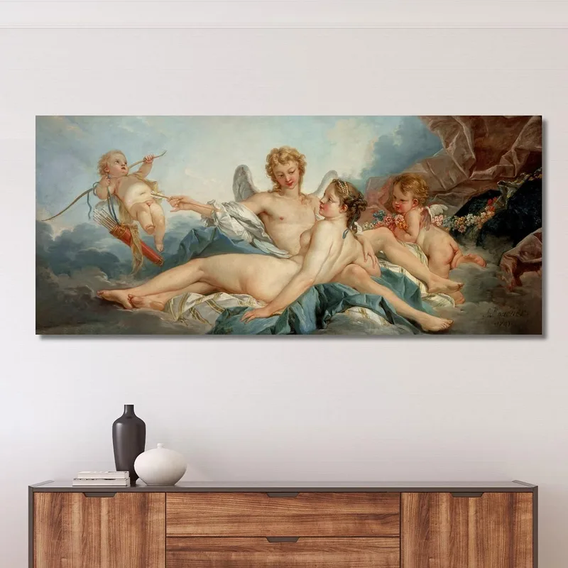 Cupid Wounding Psyche François Boucher