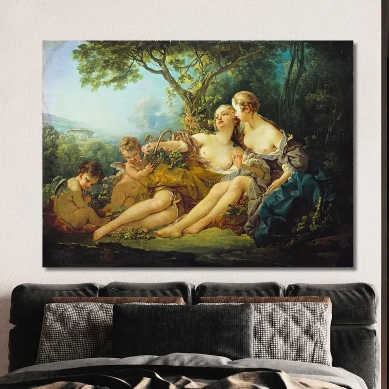 Erigone Eroberte Erigone Vaincue François Boucher