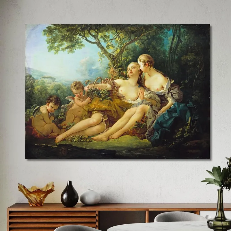 Erigone Eroberte Erigone Vaincue François Boucher