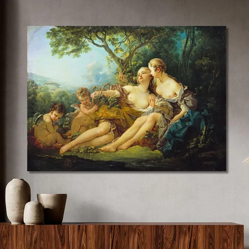 Erigone Eroberte Erigone Vaincue François Boucher