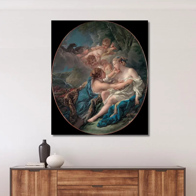 Jupiter In Der Gestalt Von Diana Und Callisto François Boucher