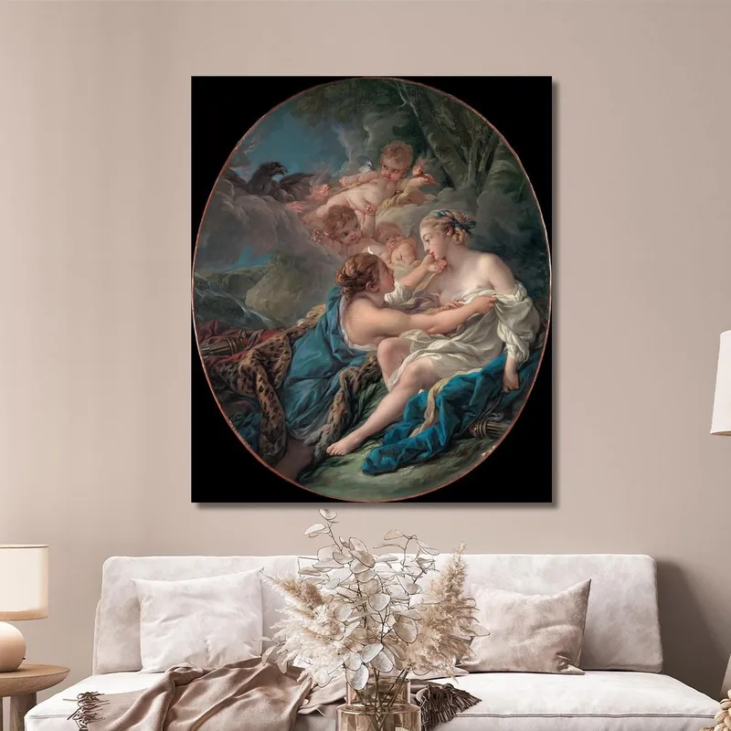 Jupiter In Der Gestalt Von Diana Und Callisto François Boucher
