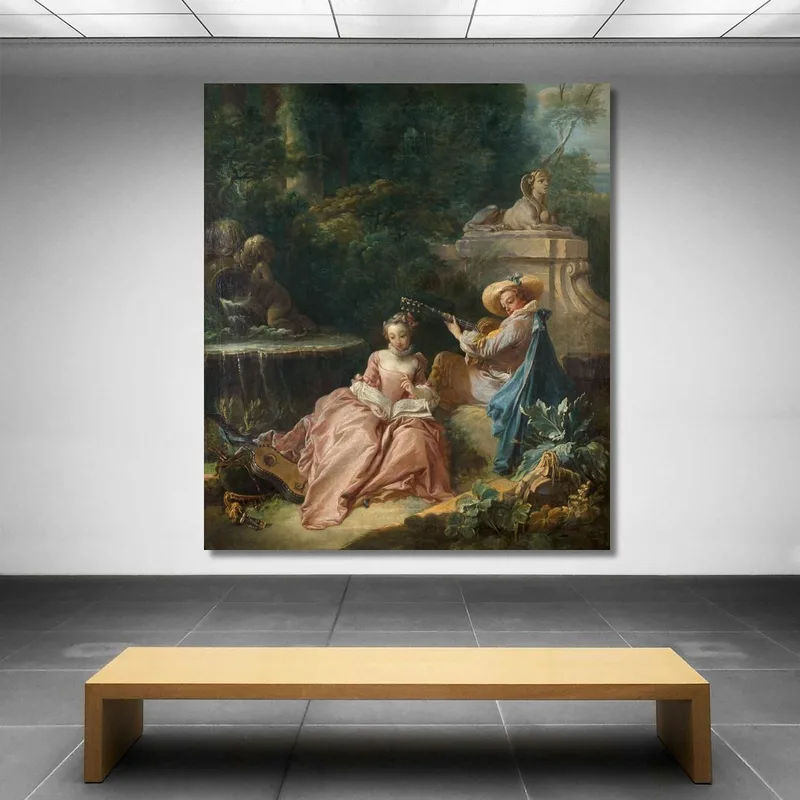 La Lección De Música François Boucher