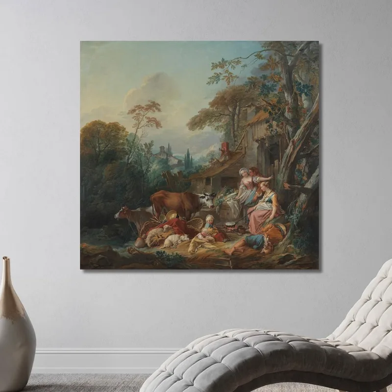 Ländliche Idylle François Boucher
